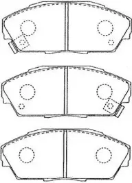 Комплект тормозных колодок, дисковый тормоз AISIN купить